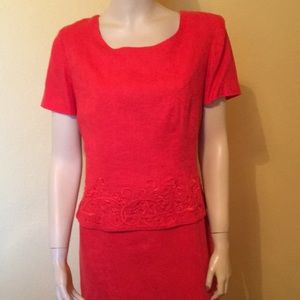 Plaza South NEW Red Midi Dress Size 12